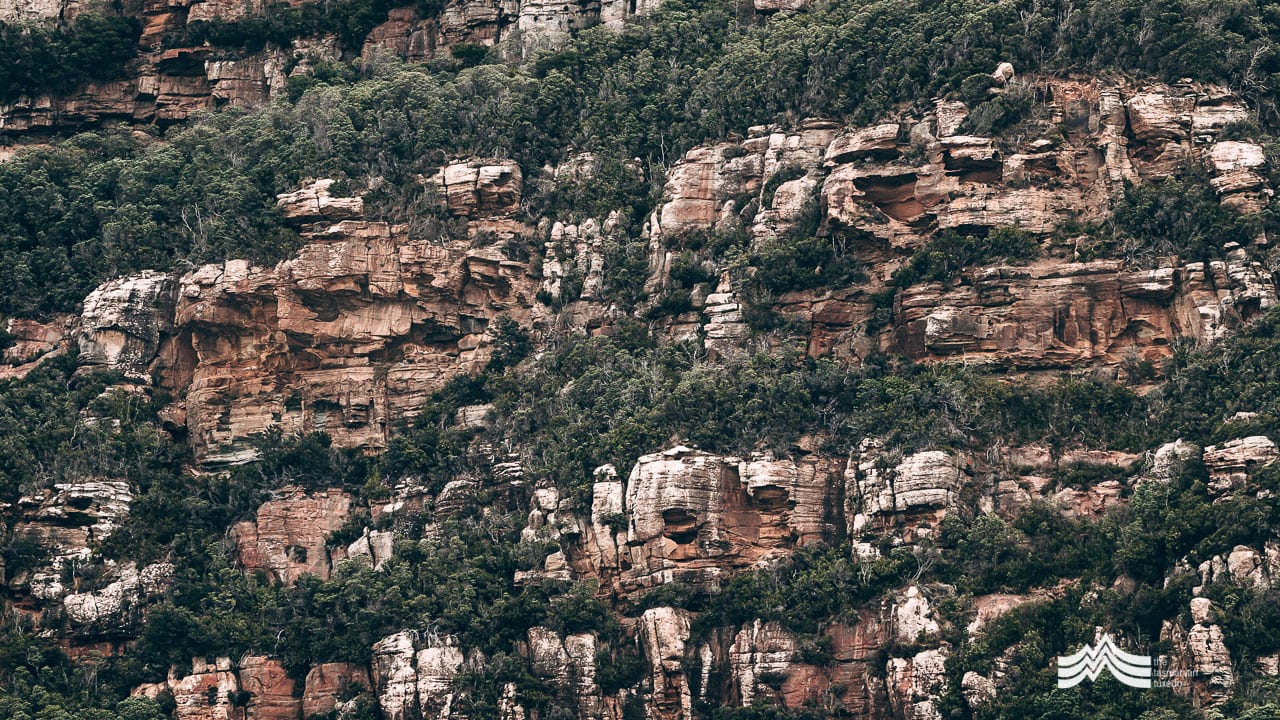 Cliffs at remarkable cave Tasmania